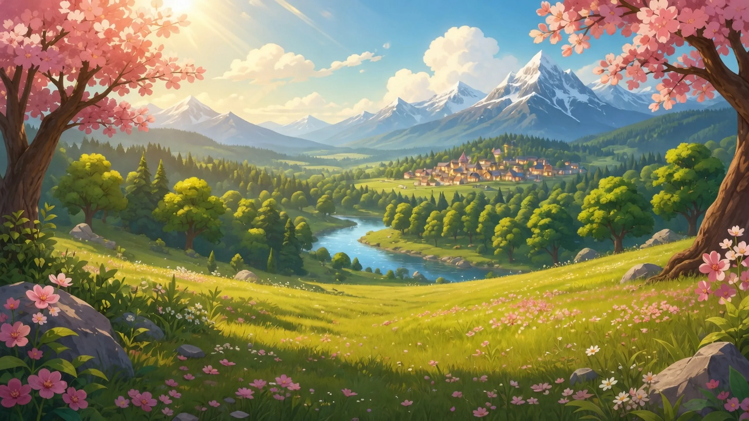 A view across Lumoria toward Suncradle