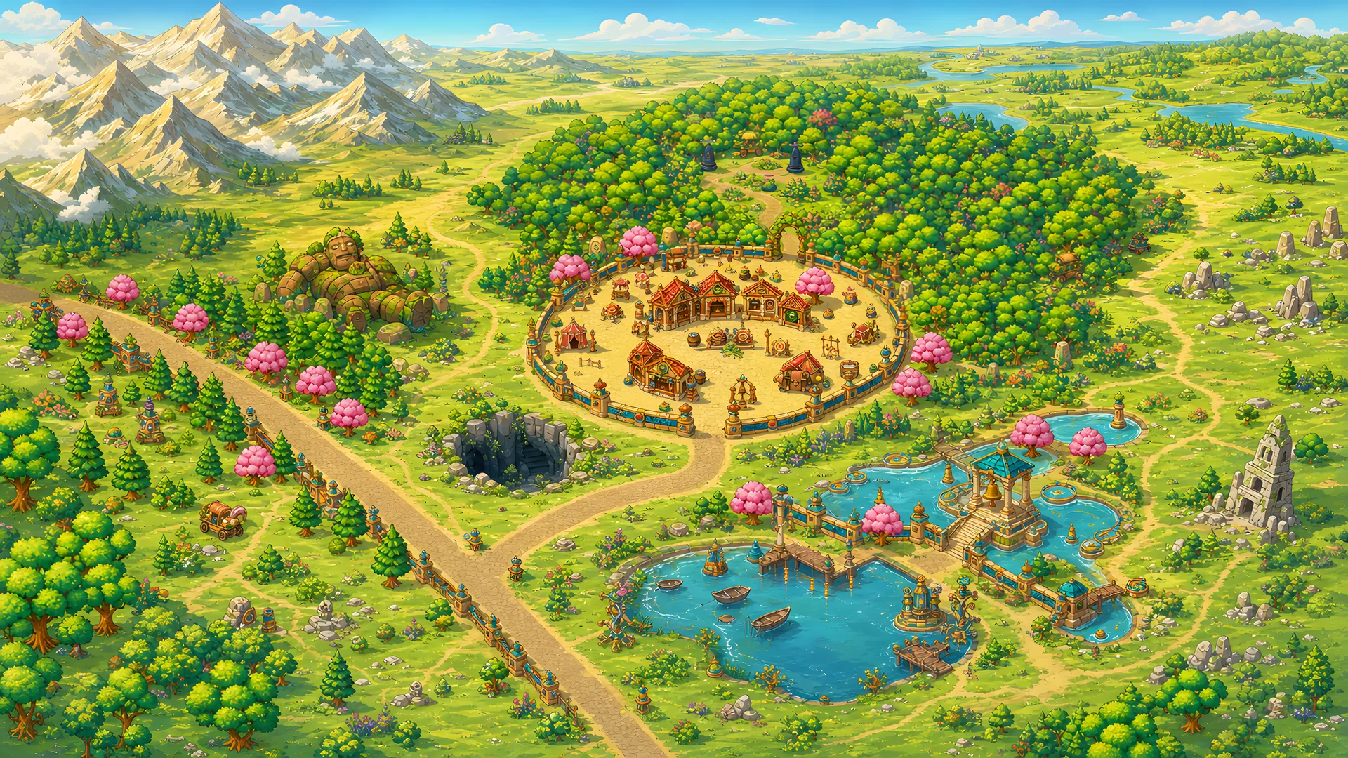 The world map of Lumoria